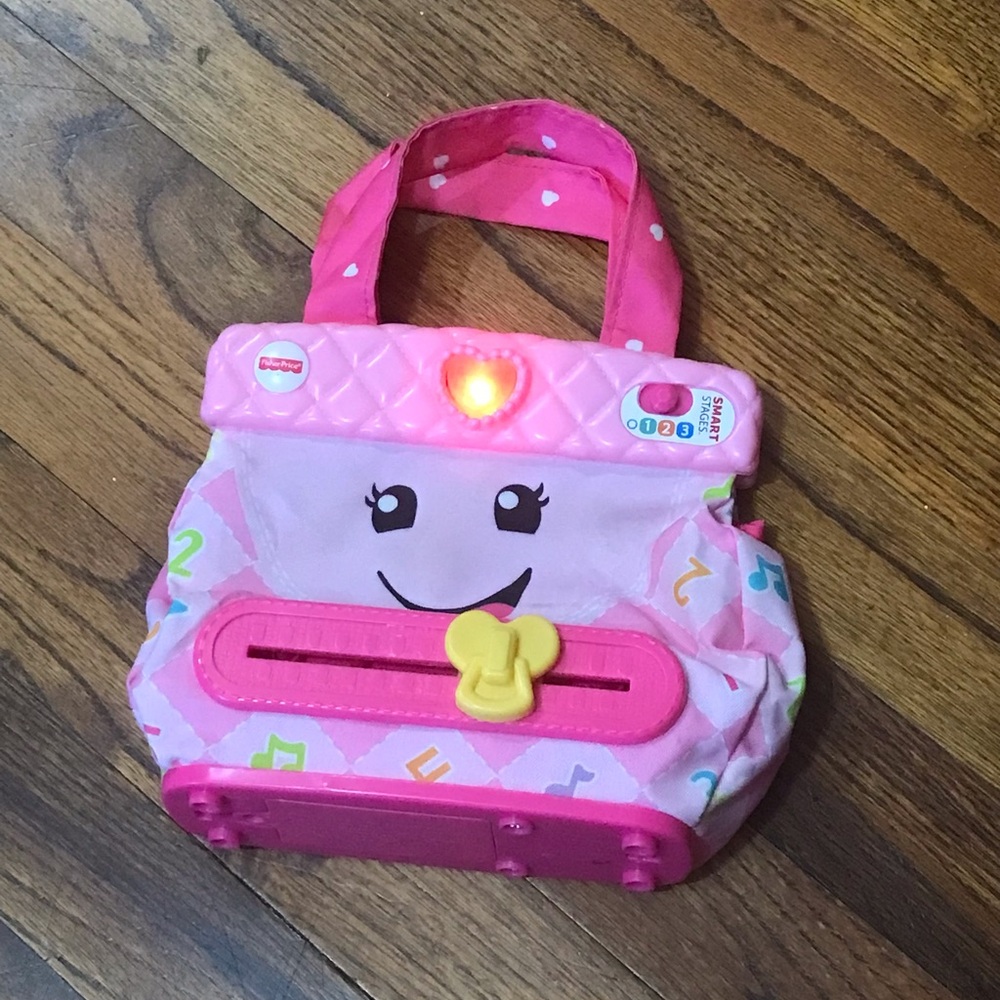 Fisher-Price Baby Toddler Toy Laugh Learn My Smart Purse Lights & Learning Sound - Picture 10 of 10